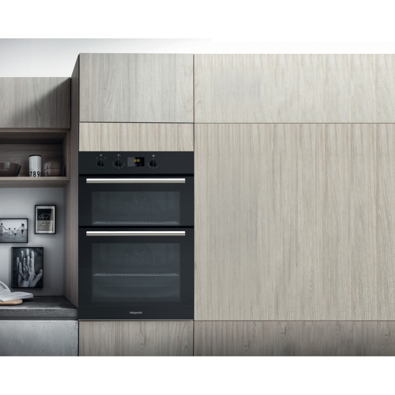 116L Built-In Double Oven | Hotpoint DD2540BL | A-Rated Black - Image 9