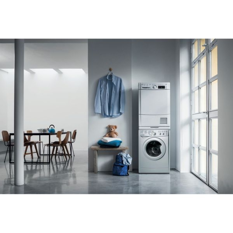 6/5KG EcoTime Washer Dryer | Indesit IWDC65125SUK | F-Rated Silver - Image 7