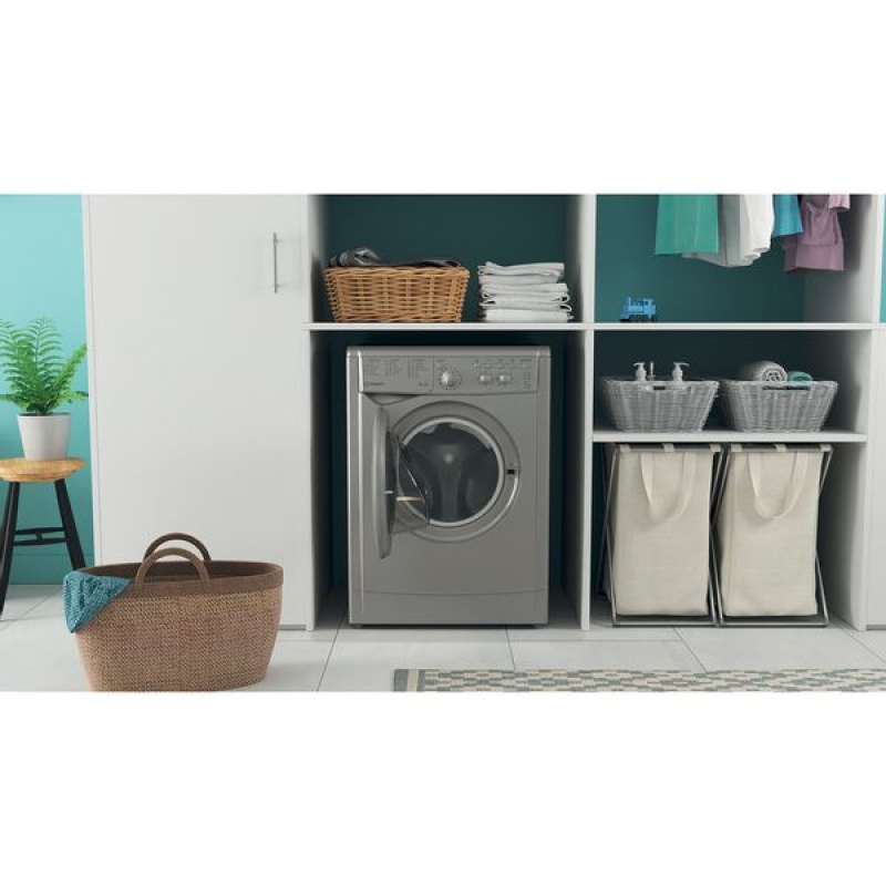 6/5KG EcoTime Washer Dryer | Indesit IWDC65125SUK | F-Rated Silver - Image 28