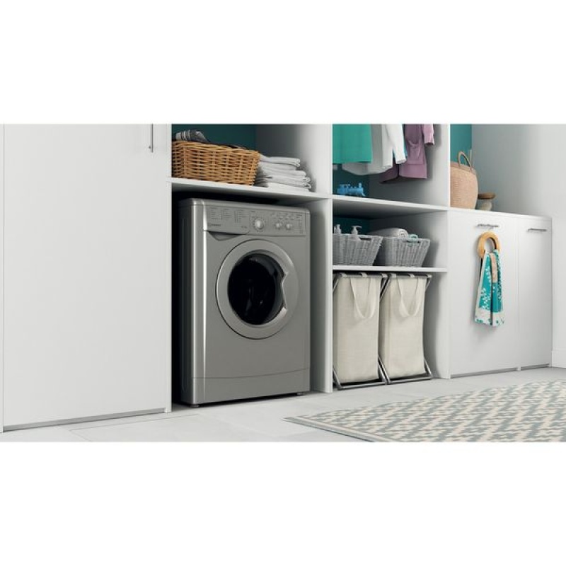 6/5KG EcoTime Washer Dryer | Indesit IWDC65125SUK | F-Rated Silver - Image 29