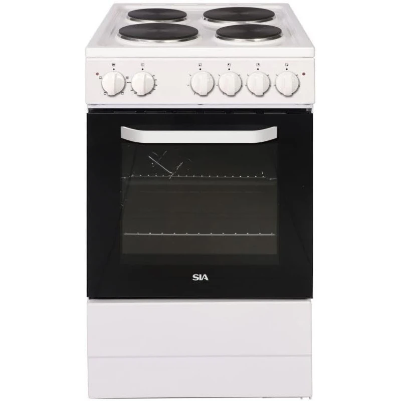 50cm Single Electric Cooker | SIA ESCA51W | 62L White