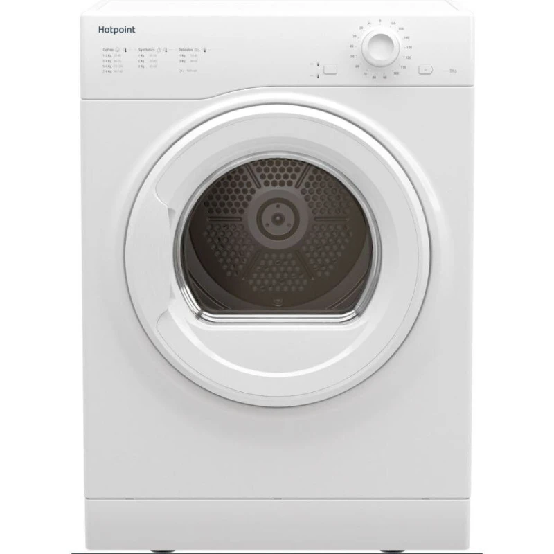 8KG Vented Tumble Dryer | Hotpoint H1D80WUK | C-Rated White