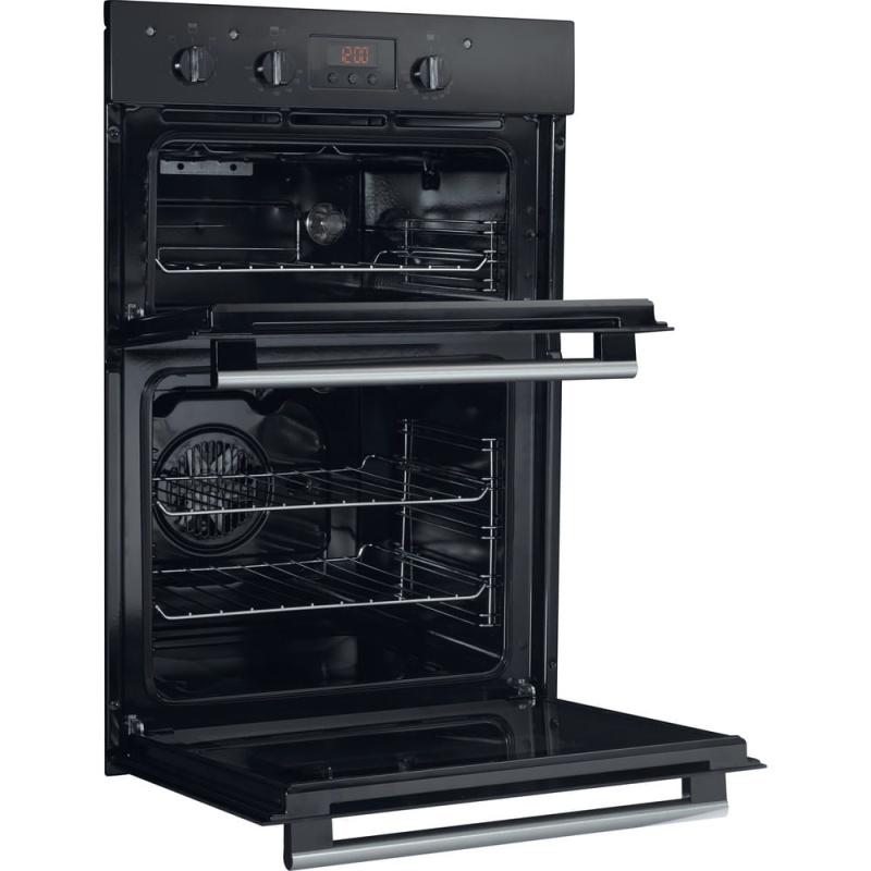 116L Built-In Double Oven | Hotpoint DD2540BL | A-Rated Black - Image 3