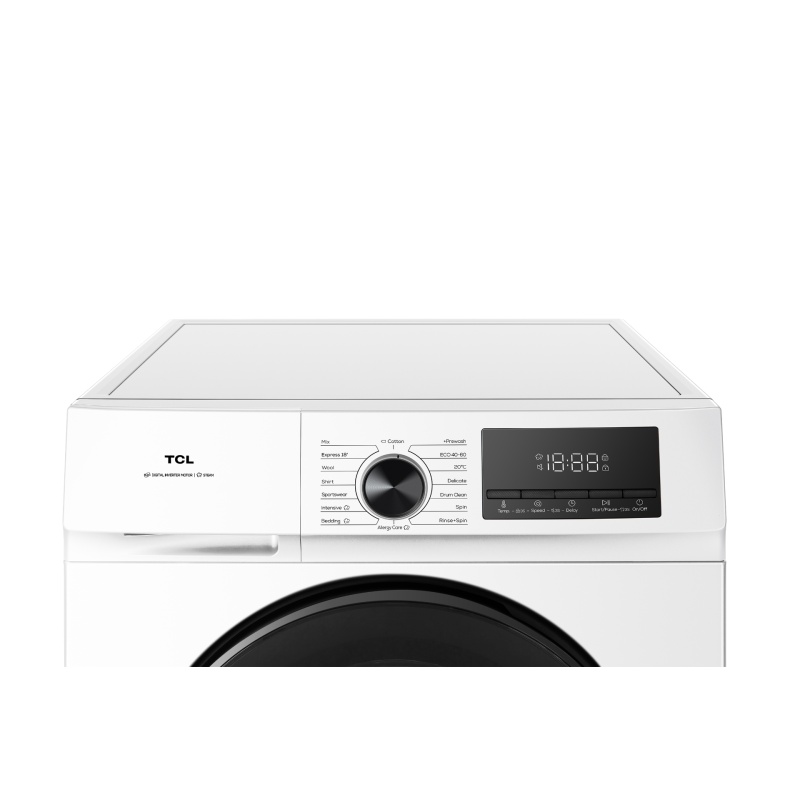 8kg 1400rpm Freestanding Washing Machine | TCL FF0824WA5UK | Steam Wash White - Image 8